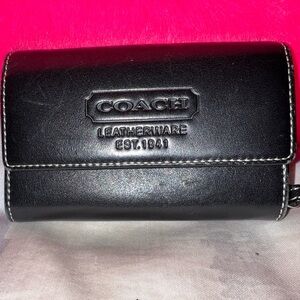 Coach Black Leatherware Wallet